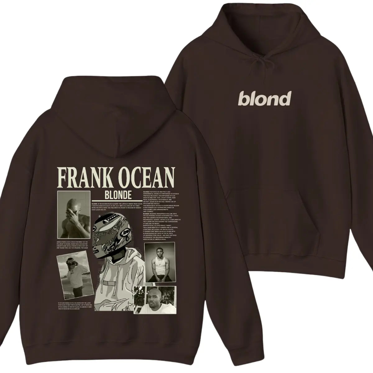 Frank Ocean Graphic Hoodie Cotton Shirt, Full Color, Full Size, Gift For Men, Gift For Women, Gift For Fans, Comfort Menswear Tops Classic, Streetwear, Trendy Hoodie