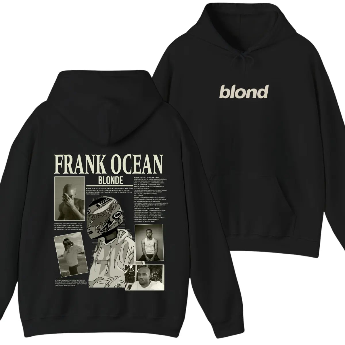 Frank Ocean Graphic Hoodie Cotton Shirt, Full Color, Full Size, Gift For Men, Gift For Women, Gift For Fans, Comfort Menswear Tops Classic, Streetwear, Trendy Hoodie