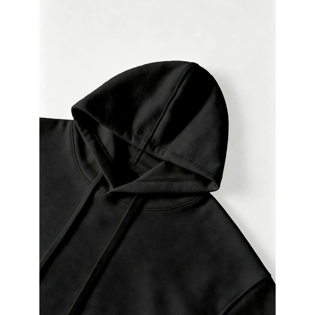 Men's Fall/Winter Spider-Print Hooded Sweatshirt with Drawstring and Kangaroo Pocket, Casual Street Fashion Hoodie, Casual Streetwear Hoodie, Comfortable Fabric, Fitted Graphic Sweatshirts