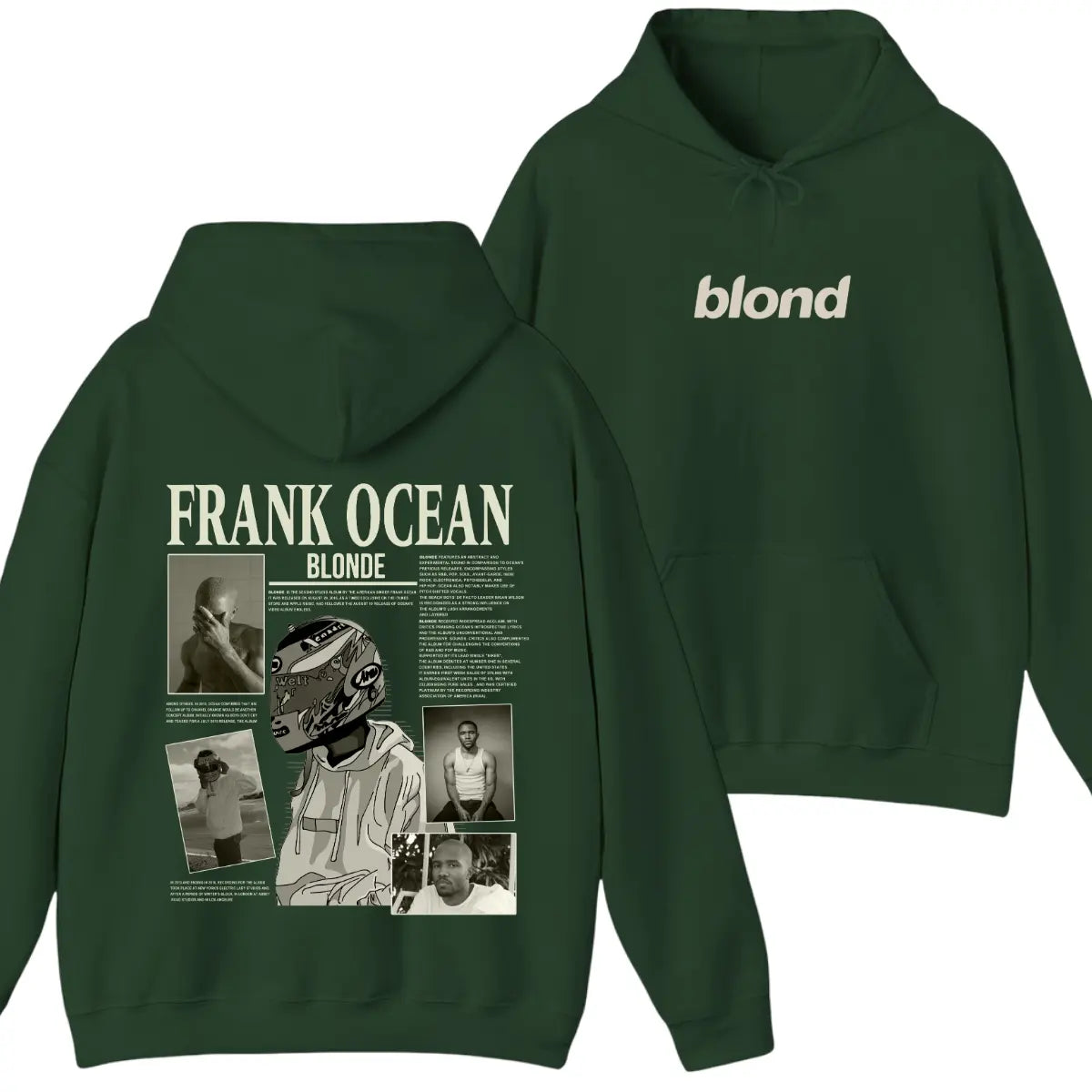 Frank Ocean Graphic Hoodie Cotton Shirt, Full Color, Full Size, Gift For Men, Gift For Women, Gift For Fans, Comfort Menswear Tops Classic, Streetwear, Trendy Hoodie
